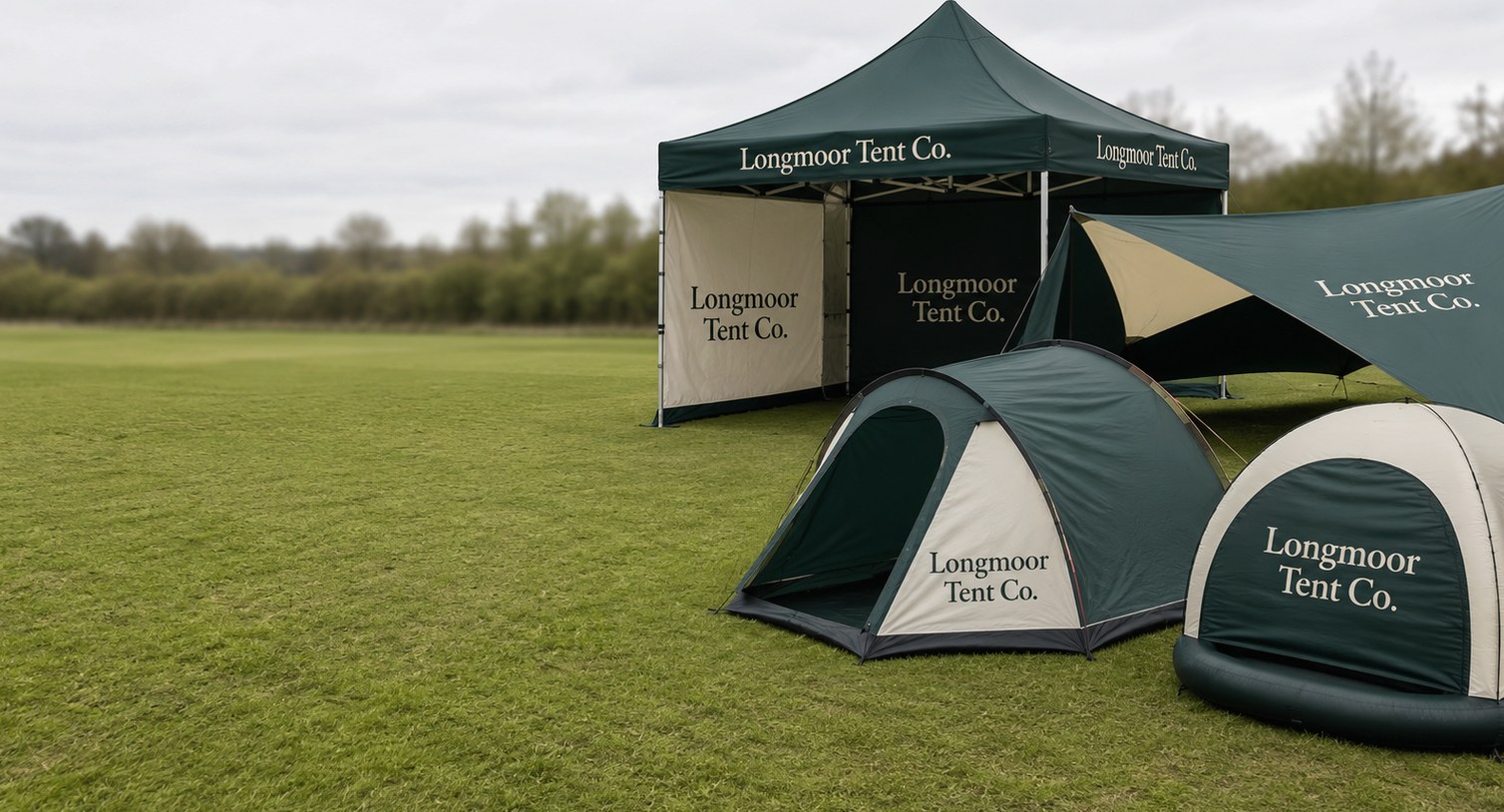 Custom printed tents with logo