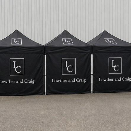 Customized tents for hire companies