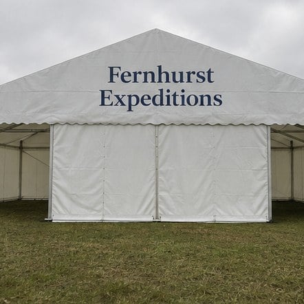 Printed Frame Marquees with custom branding