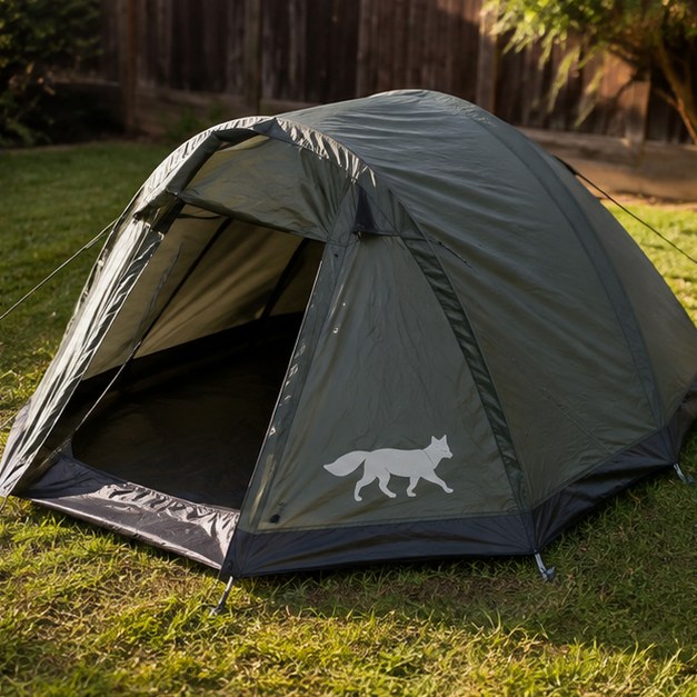 Tents with logo — customer photo